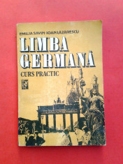 LIMBA GERMANA CURS PRACTIC Emilia Savin Ioan Lazarescu volumul 2 an 1992 foto