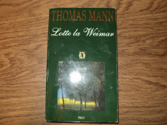 Thomas Mann - Lotte la Weimar foto