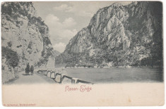 #1829- Romania, Orsova, carte postala necirculata: Stramtoarea Cazane foto