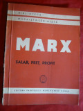 K.Marx - Salar ,Pret ,Profit -1948 Ed.IIa Ed.PMR