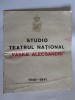Revista Studio Teatrul National Vasile Alecsandri 1940-1941, 8 Pagini, Teatru de Revista