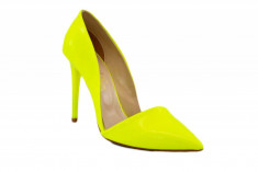 Pantofi dama neon Stiletto - toc 10 cm, model Serendipity Light foto