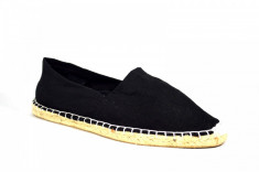 Espadrile barbatesti negre, modele romane foto