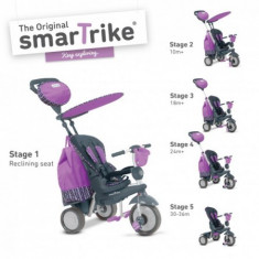 Tricicleta Smart Trike Splash 5 In 1 Purple foto