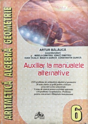 ARITMETICA. ALGEBRA, GEOMETRIE CLASA A VI-A - Artur Balauca foto