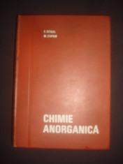 EDITH BERAL, MIHAI ZAPAN - CHIMIE ANORGANICA foto