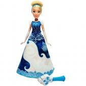 Papusa Disney Princess Cenusareasa cu Rochie Magica foto