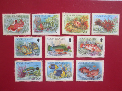 TIMBRE ANGLIA COLONII-COOK ISLANDS =SERIE=MNH foto