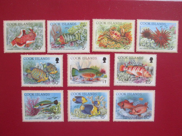 TIMBRE ANGLIA COLONII-COOK ISLANDS =SERIE=MNH