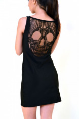 Rochie neagra - SkullHead foto