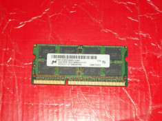 ram laptop Micron 4GB PC3-10600 DDR3 1333MHz MT16JSF51264HZ-1G4D1 foto