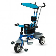 Tricicleta DHS Scooter Plus multifunctionala albastru foto