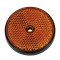 Catadioptru reflectorizant rotund orange BestAutoVest 60mm , 1 buc.