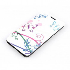 Husa Flip Cover Tellur TLL00029 Folio Butterflies pentru Samsung Galaxy Grand Prime foto