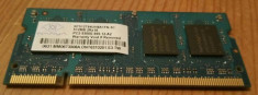 Memorie laptop Nanya 512 MB PC2 5300 DDR2 SODIMM RAM NT512T64UH8A1FN-3 foto