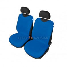Set huse scaune fata tip maieu pentru Suzuki Grand Vitara, culoare Albastru, 2 bucati foto