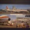 ELVETIA - AEROPORTUL FLUGHAFEN ZURICH CU AVIOANELE SWISSAIR- NECIRCULATA.