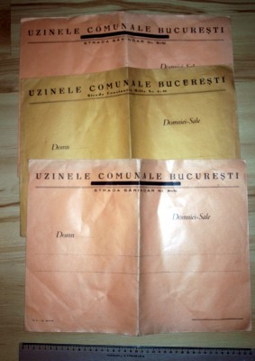 LOT 5 PLICURI UZINELE COMUNALE BUCURESTI SI 2 ASOCIATIA STUDENTILOR COMUNISTI foto