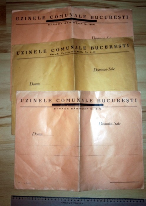LOT 5 PLICURI UZINELE COMUNALE BUCURESTI SI 2 ASOCIATIA STUDENTILOR COMUNISTI