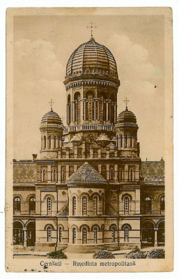 2026 - CERNAUTI, Bucovina, Resedinta Metropolitana - old postcard - used - 1925 foto