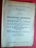 C.Zotta - Reglementarea Raporturilor dintre Proprietari si Chiriasi - Ed.1944