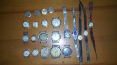 Lot de 22 ceasuri de mana si mecanisme pentru colectie sau piese de schimb foto