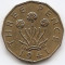 Marea Britanie 3 Pence 1941 - George VI (with &quot;IND:IMP&quot;) JM1 , 21.8 mm KM-849