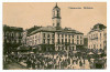 2352 - CERNAUTI, Bucovina, Market - old postcard - unused, Necirculata, Printata