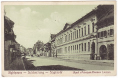 #1858- Romania, Sighisoara cp. scrisa necirc. 1928: Liceul &amp;quot;Principele Nicolae&amp;quot; foto