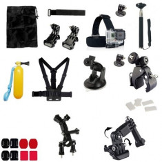 Kit 21 in 1 accesorii pentru camere sport foto