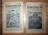 Cumpara ieftin LOT 3 REVISTE RELIGIOASE -LUMINAPENTRU TOTI 1937,39 , PASTORUL ORTODOX 1935