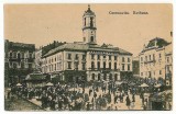 2215 - CERNAUTI, Bucovina, Market - old postcard - unused, Necirculata, Printata