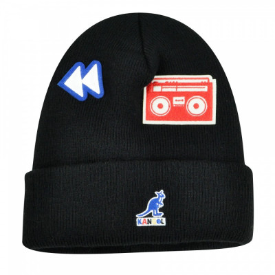 Caciula neagra Kangol Music Applique - Cod 202903 foto