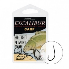 Carlige Excalibur River Feeder Black nr 1 foto