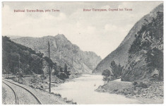 #1865- Romania, Roter Turmpass, Turnu Rosu, c.p. necirc: Defileul, sine c.f. foto