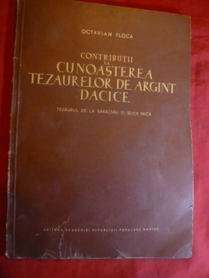 O.Floca -Contributii -cunoasterea Tezaurelor de argint Dacice -Saracasau ,Seica foto