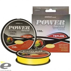 Fir Power Braid Teflon Galben Fluo 0.10MM foto