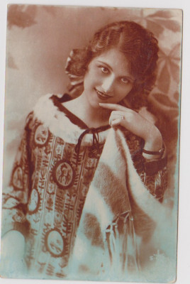 Carte postală interbelică-1927 foto