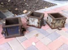 Tipare metalice cubic pentru prelevare probe beton | arhiva Okazii.ro