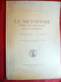 Fr.Rainer si Al.Tudor - Le Metopisme chez les Roumains et en general - Ed.1946