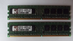 Kingston 2 Gb DDR2 ( 2 x 1 Gb Kit) 533 Mhz / PC2-4200U (R38) foto