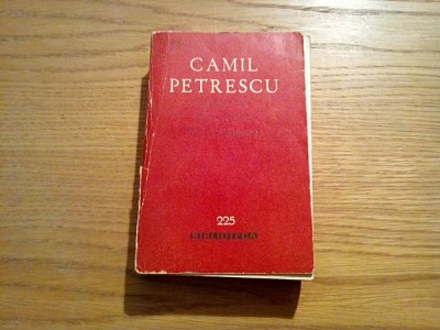 SUFLETE TARI JOCUL IELELOR MITICA POPESCU - Camil Petrescu - 1964, 453 p. foto