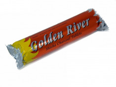 Golden river long burning charcoal foto