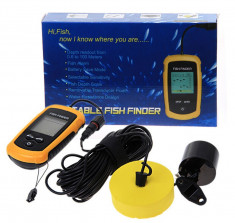 SONAR PORTABIL , Fish Finder ULTIMUL MODEL - FIR INTINS LA PESCUIT GARANTAT !! foto