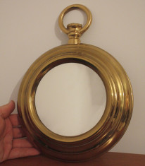 Oglinda cu Rama in forma de Ceas de Buzunar foto