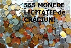 Cadou de Craciun: LICITATIE 555 MONEDE DIVERSE ROMANESTI+STRAINE = de la 1 Euro! foto