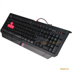 TASTATURA A4TECH Bloody gaming keyboard, black, USB, US layout foto
