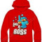 Minecraft Hanorac &quot;Like a Boss&quot; Red 11-12 Ani 100% Bumbac