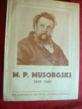 V.Cristian -75 Ani de la moartea lui M.P. Mussorgski -Ed. 1956 Ed.Filarmonicii