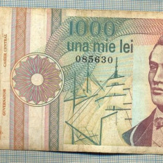 A1374 BANCNOTA-ROMANIA-1000 LEI-1991 -SERIA 0006 -EMINESCU -starea care se vede